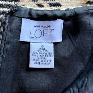 LOFT Skirts - Ann Taylor Loft Camel Black Plaid skirt Size 6 LOFT Skirts - Ann Taylor Loft Camel Black Plaid skirt Size 6